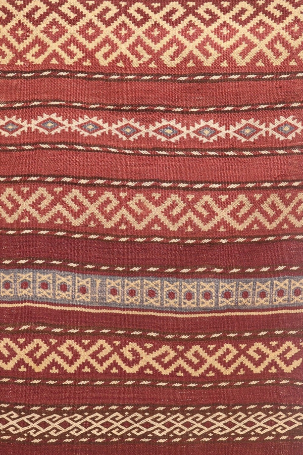 Antique Aimaq Baluch kilim from Afghanistan. 245x80 cms - Image 4