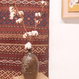 Kilim antiguo Aimaq Baluch, Afganistán. 245x80 cms