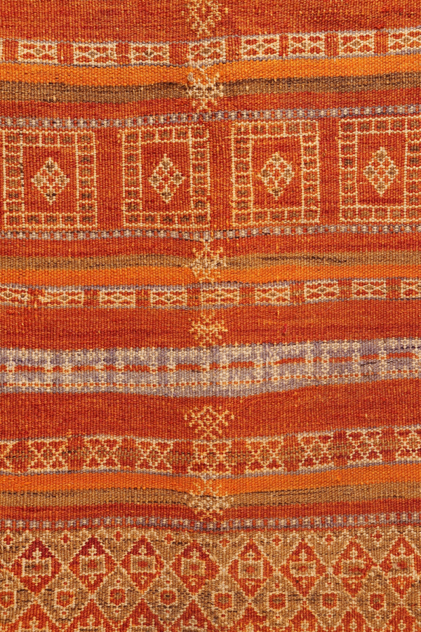 Semi-antique Baluch kilim from Afghanistan. 239x132 cms - Image 12
