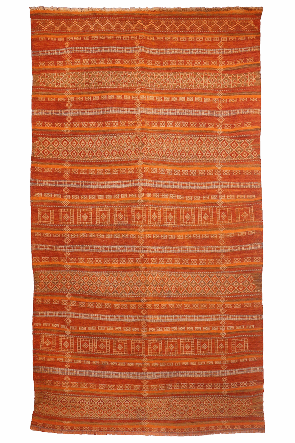 Semi-antique Baluch kilim from Afghanistan. 239x132 cms - Image 2