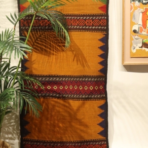 Semi-antique Baluch kilim from Afghanistan. 228x75 cms