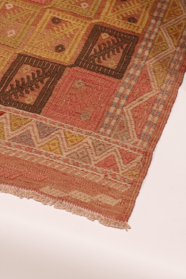 Kilim semi antiguo de Canakkale, Turquía. 275x90 cms - Imagen 7