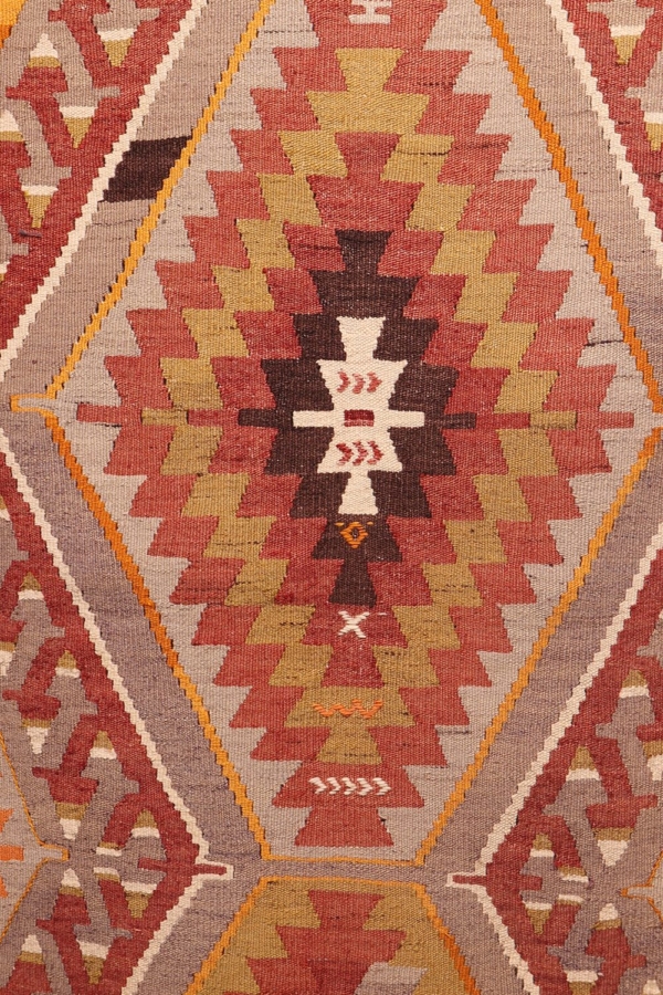 Semi-antique Salihi kilim from Turkey. 300x88 cms - Image 5