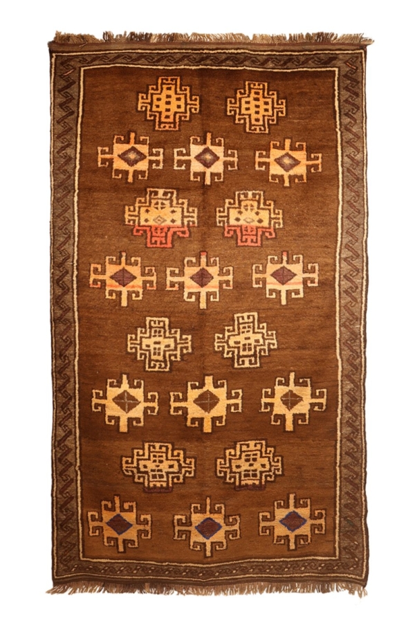 Semi-antique Taimani Baluch rug from Afghanistan. 258x155 cms - Image 2