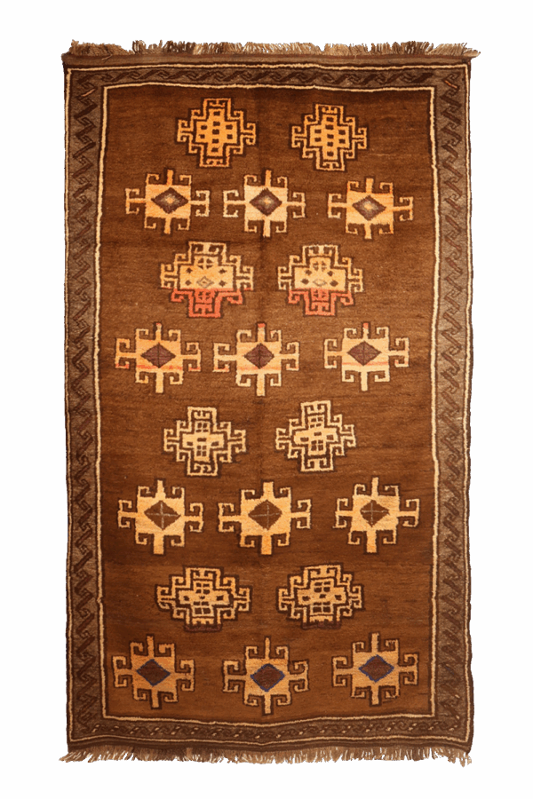 Semi-antique Taimani Baluch rug from Afghanistan. 258x155 cms - Image 9