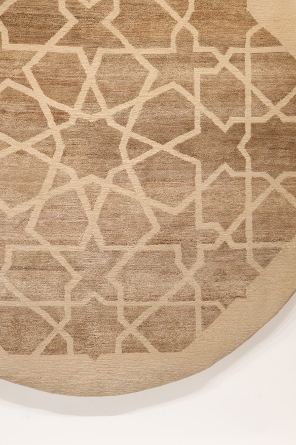 Alfombra "Alhambra", Nepal. 200 cms diámetro. - Imagen 3