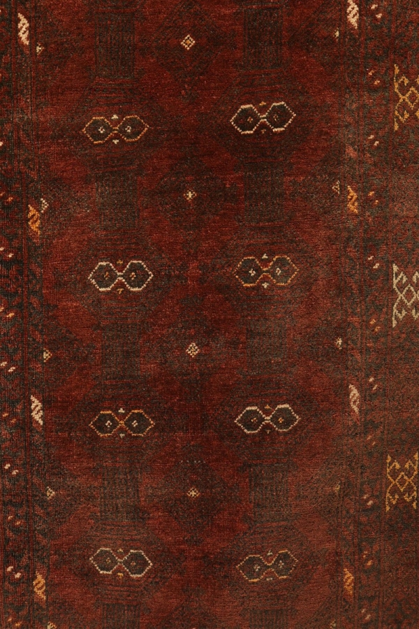 Alfombra vintage turcomana, Afganistán. 280x86 cms - Imagen 3