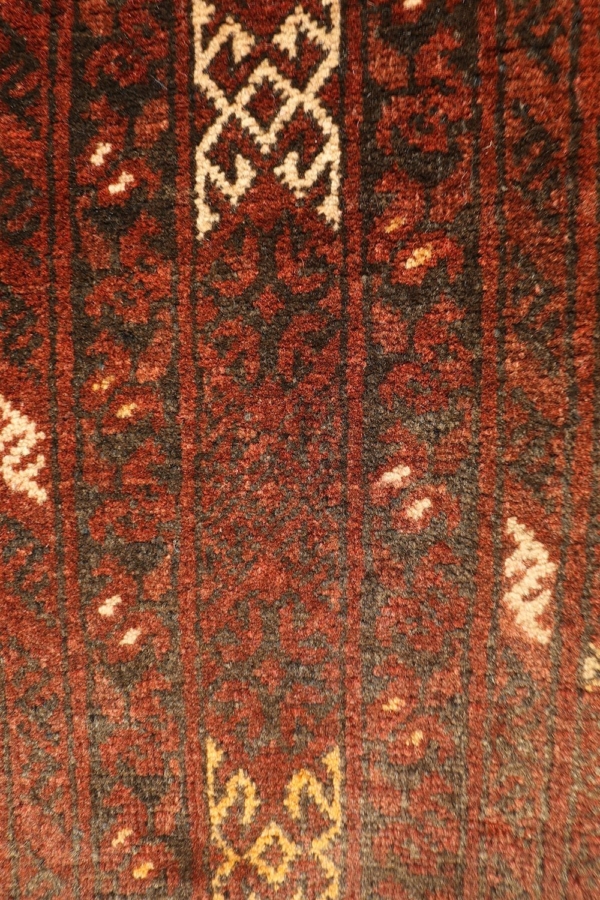 Alfombra vintage turcomana, Afganistán. 280x86 cms - Imagen 4