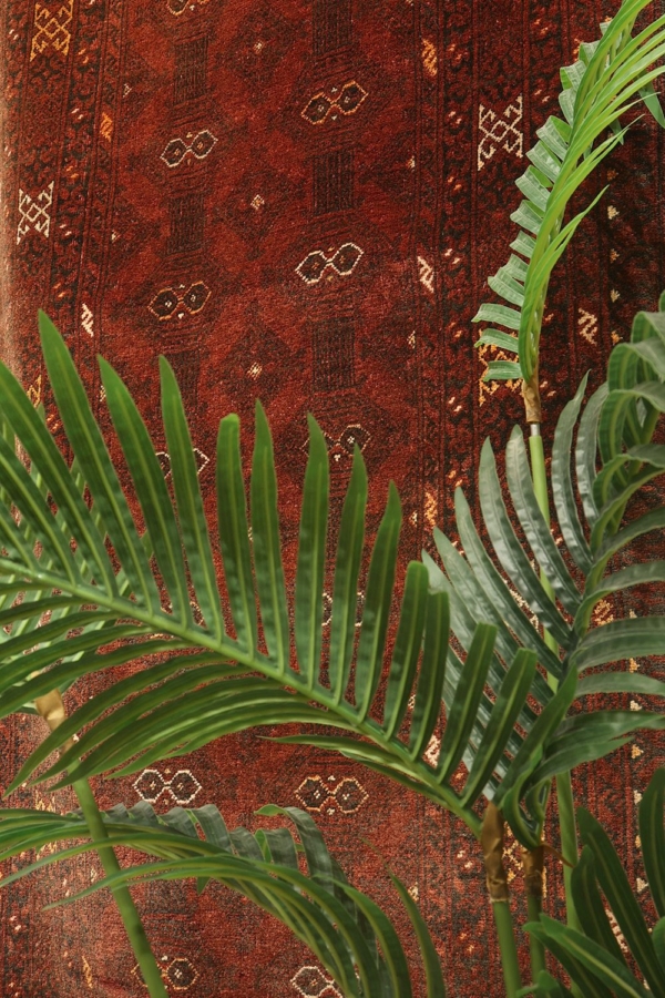 Alfombra vintage turcomana, Afganistán. 280x86 cms - Imagen 5