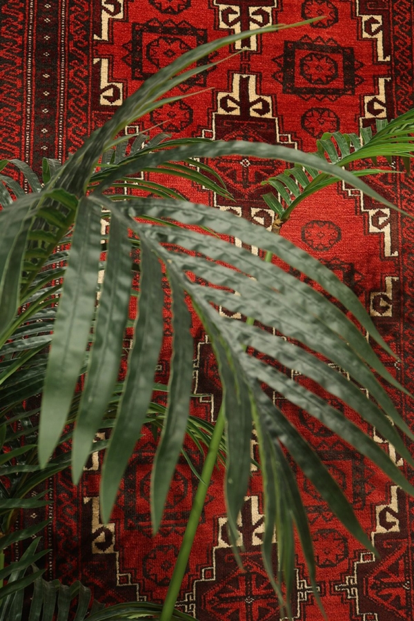 Alfombra semi antigua Baluch, Afganistán. 507x88 cms - Imagen 5