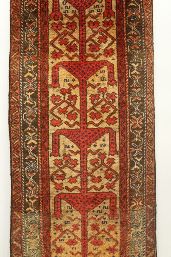 Vintage Baluch rug from Afghanistan. 270x64 cms - Image 4