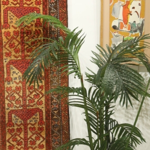 Alfombra vintage Baluch, Afganistán.270x64 cms