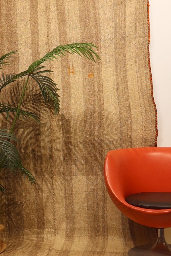 Kilim semi antiguo Qashqai, Irán. 236x155 cms - Imagen 6