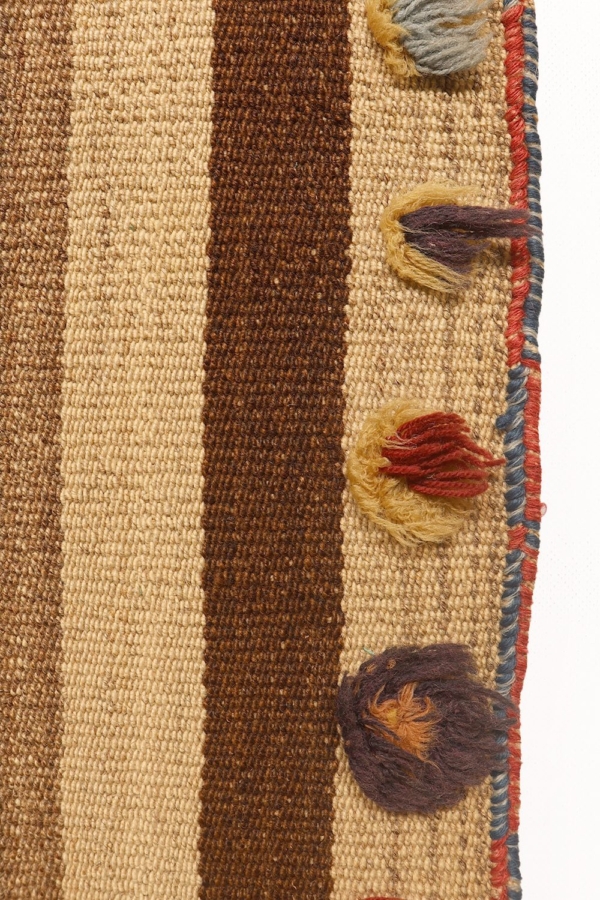 Kilim semi antiguo Qashqai, Irán. 193x153 cms - Imagen 3