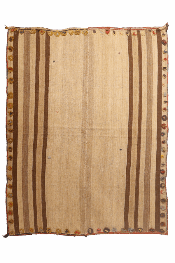 Kilim semi antiguo Qashqai, Irán. 193x153 cms - Imagen 6