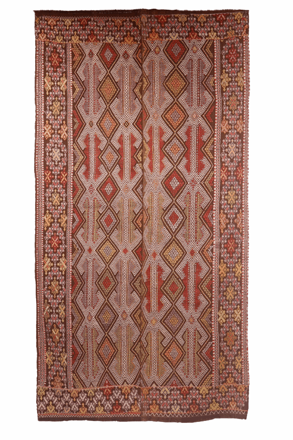 Semi-antique Toros Kucuklu kilim from Turkey. 275x148 cms - Image 9