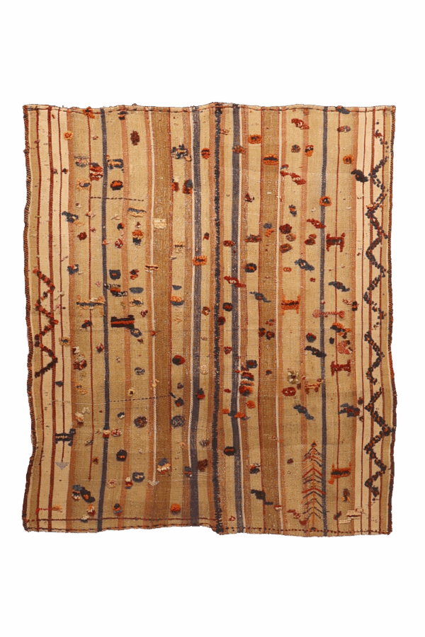 Kilim semi-antiguo Qashqai, Irán. 173x150 cms - Imagen 8
