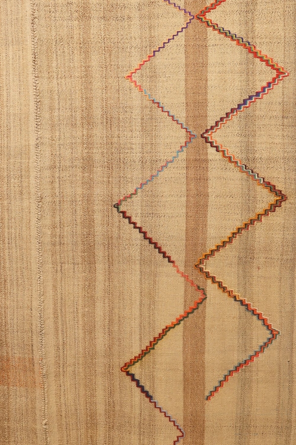 Kilim semi antiguo Qashqai, Irán. 212x155 cms - Imagen 3