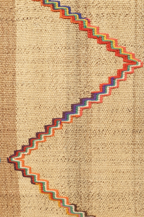 Kilim semi antiguo Qashqai, Irán. 212x155 cms - Imagen 4