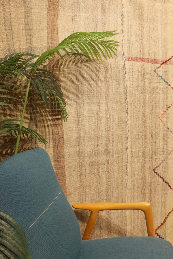 Kilim semi antiguo Qashqai, Irán. 212x155 cms - Imagen 5