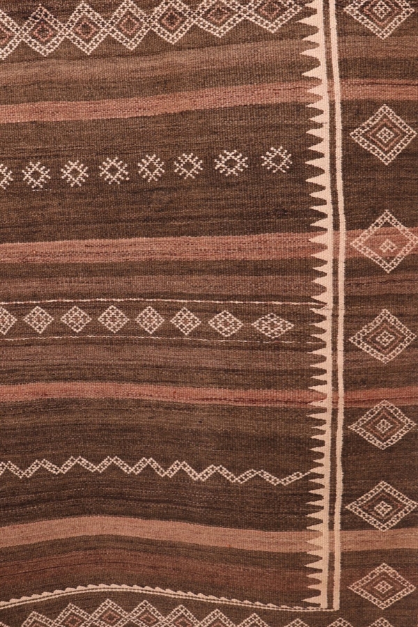 Semi-antique Serkhat Baluch kilim from Iran. 264x159 cms - Image 4