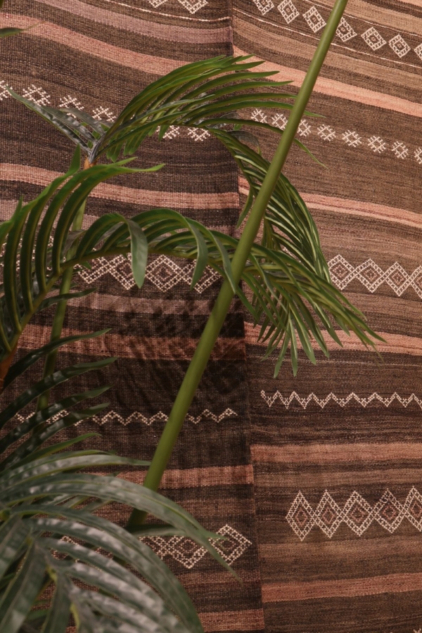 Semi-antique Serkhat Baluch kilim from Iran. 264x159 cms - Image 6