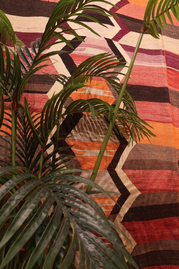 Semi-antique kilim from Dazkiri, Turkey. 270x210 cms - Image 6