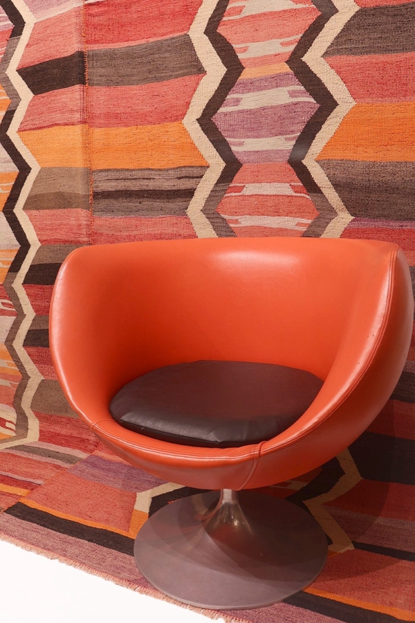 Semi-antique kilim from Dazkiri, Turkey. 270x210 cms - Image 7