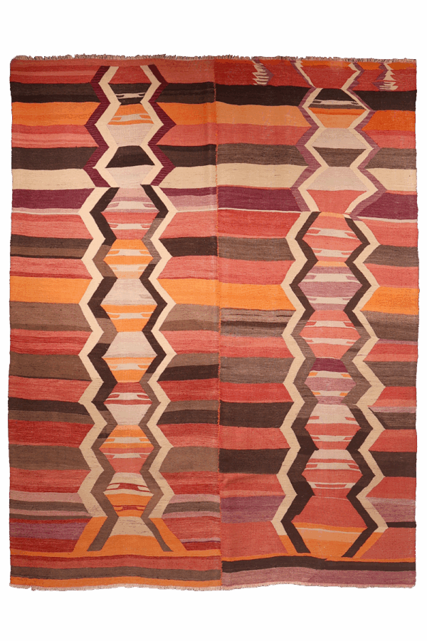 Semi-antique kilim from Dazkiri, Turkey. 270x210 cms - Image 9