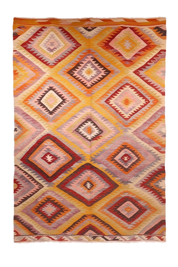 Kilim semi antiguo de Denizli, Turquía. 275x185 cms - Imagen 10