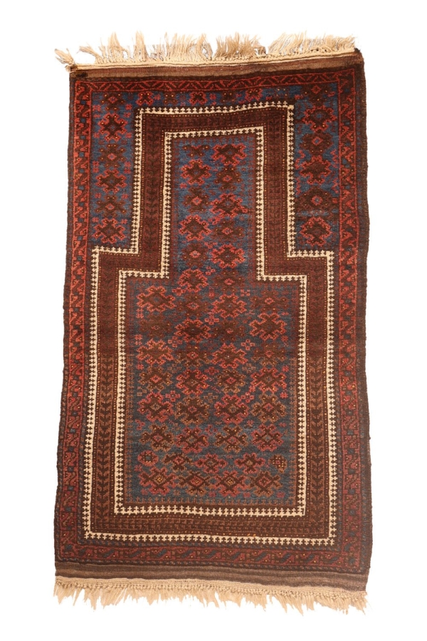 Alfombra Baluch antigua, Afganistán. 140x80 cms - Imagen 2