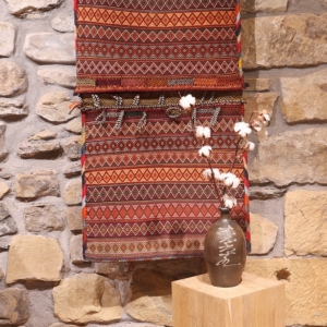 Alforja o khorjin vintage Qashqai, Irán. 123x62 cms