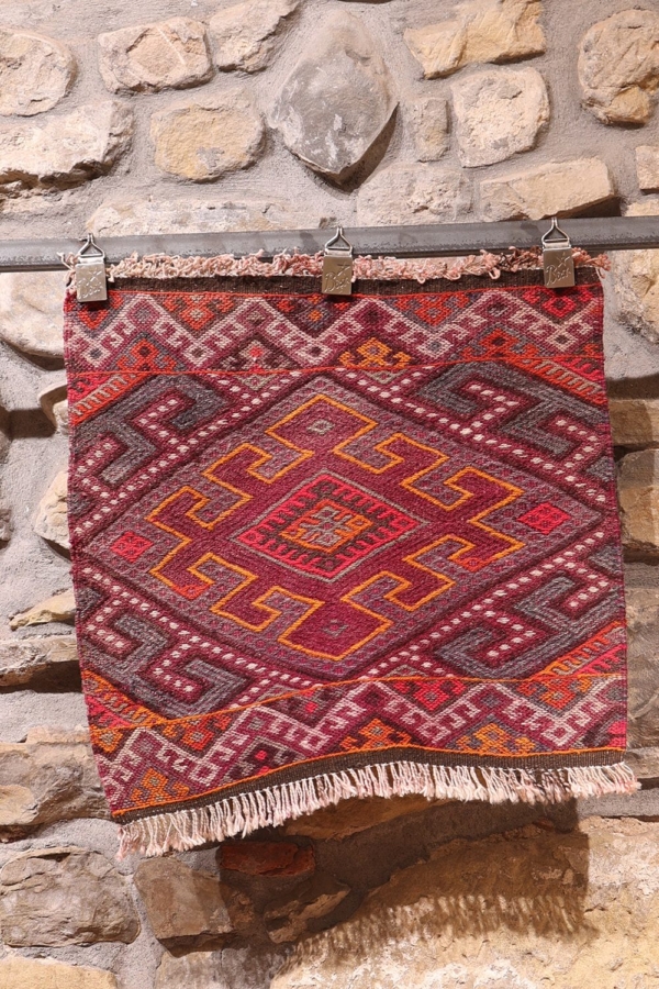 Kilim vintage Kurdo, Irán. 52x59 cms - Imagen 2