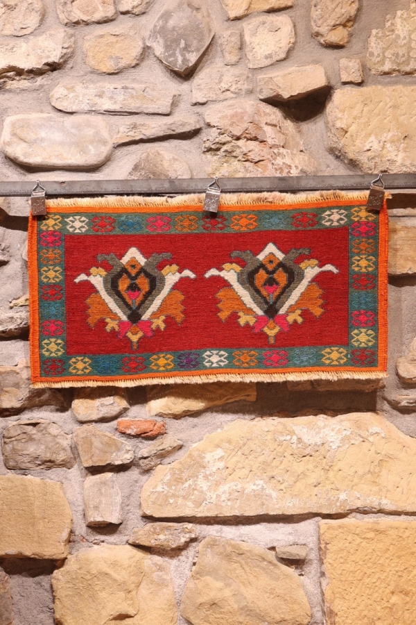 Vintage Qashqai kilim from Iran. 78x36 cms - Image 2