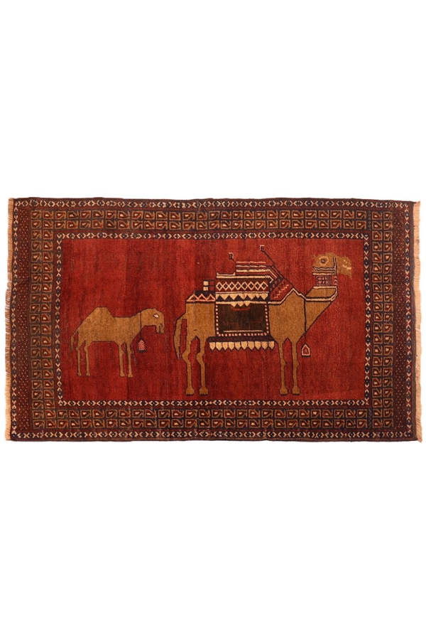 Semi-antique Baluch rug from Afghanistan. 136x86 cms - Image 2