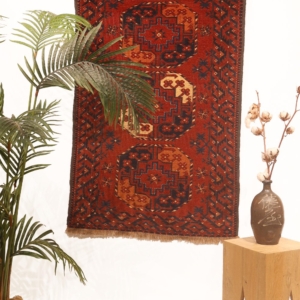 Antique Ersari Turkman rug from Turkmenistan. 128x87 cms