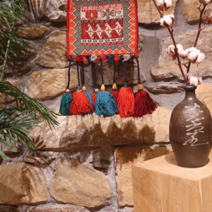 Bolso o chantah vintage Qashqai, Irán. 26x26 cms