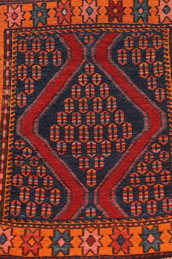 Kilim semi antiguo Kurdo, Irán. 51x49 cms - Imagen 3