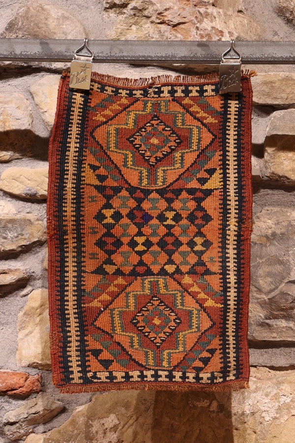 Kilim antiguo kurdo de Bidjar, Irán. 45x31 cms - Imagen 2