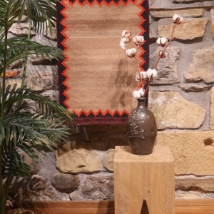 Vintage Qashqai kilim from Iran. 73x50 cms