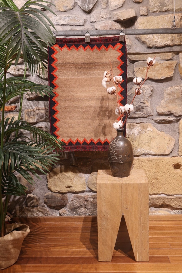 Kilim vintage Qashqai, Irán. 73x50 cms