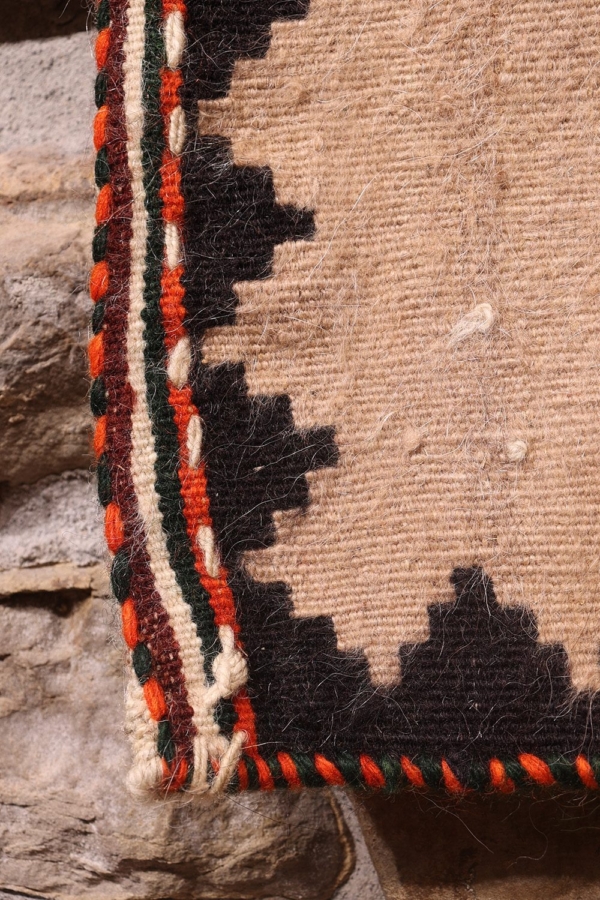 Vintage Qashqai Shia prayer kilim from Iran. 67x52 cms - Image 3