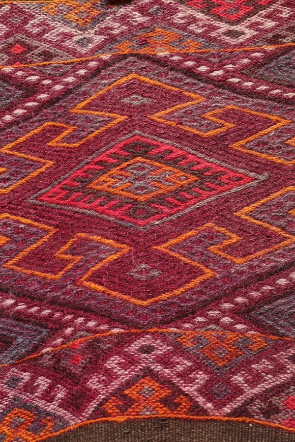 Vintage Kurdish kilim from Iran. 48x64 cms - Image 3