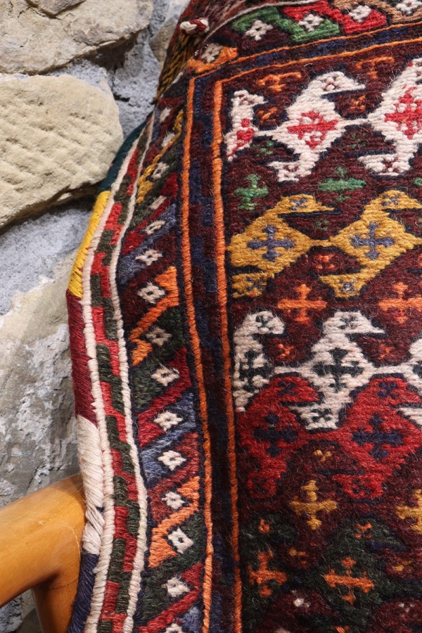 Alforja o khorjin semi antigua Árabe, Irán - Imagen 5
