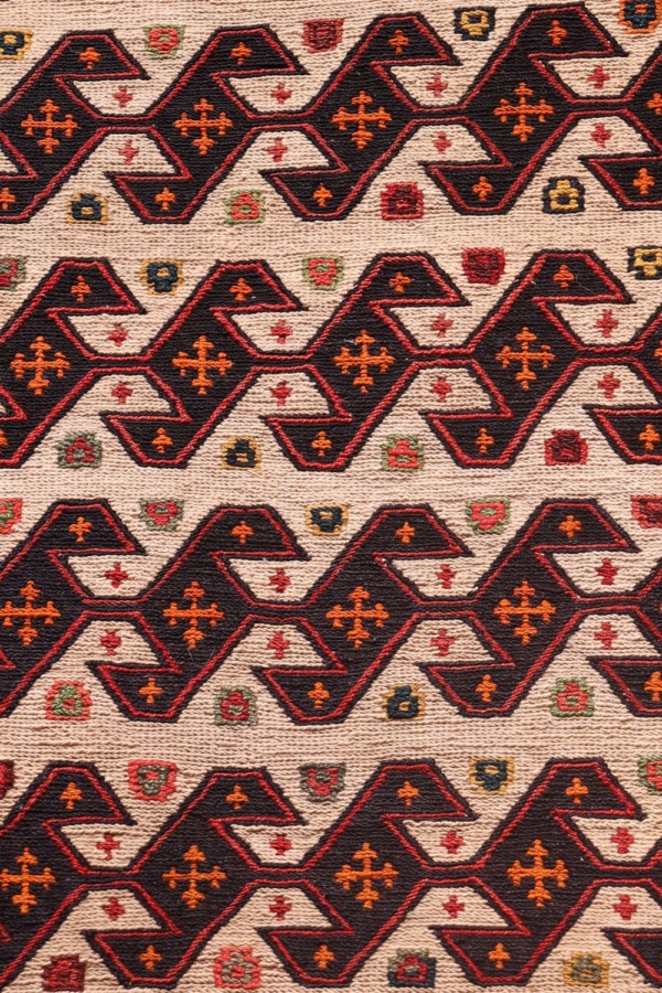 Semi-antique Qashqai kilim from Iran. 65x60 cms - Image 13
