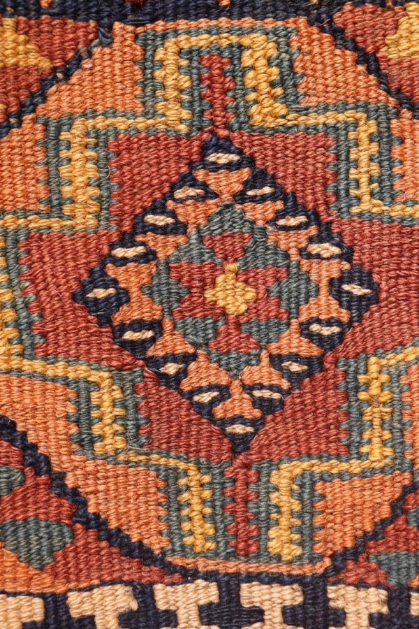 Kilim antiguo kurdo de Bidjar, Irán. 45x31 cms - Imagen 3