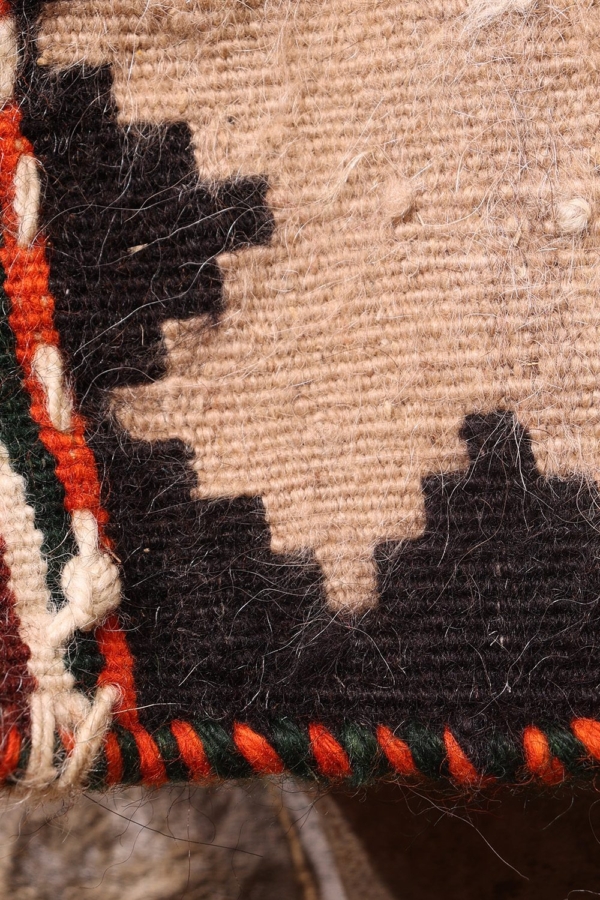 Vintage Qashqai Shia prayer kilim from Iran. 67x52 cms - Image 4