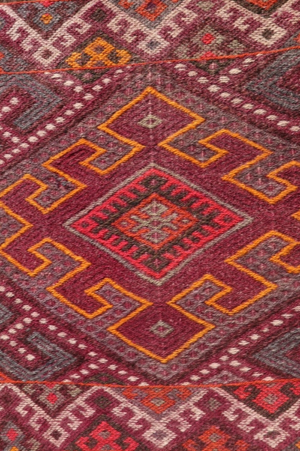 Vintage Kurdish kilim from Iran. 55x56 cms - Image 3