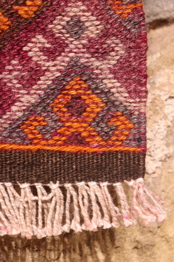 Vintage Kurdish kilim from Iran. 48x64 cms - Image 4