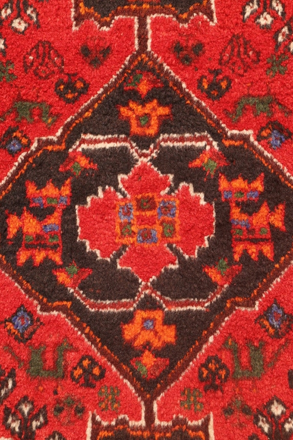Alfombra vintage de Shiraz, Irán. 123x82 cms - Imagen 4